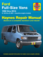 Ford full-size E-150-E-350 petrol vans (1992-2014) Haynes Repair Manual (USA): 1992 to 2014