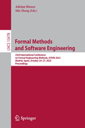 Formal Methods  and Software Engineering: 23rd International Conference on Formal Engineering Methods, ICFEM 2022, Madrid, Spain, October 24-27, 2022, Proceedings