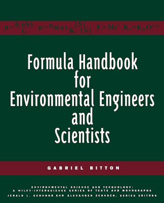 Formula Handbook for Environmental Engineers and Scientists - Bitton, Gabriel