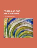 Formulas for Bookbinders
