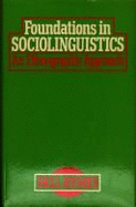 Foundations of Sociolinguistics: An Ethnographic Approach - Hymes, Dell H.