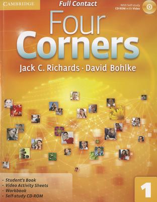 Four Corners Level 1 Full Contact with Self-Study CD-ROM - Richards, Jack C, Professor, and Bohlke, David