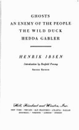Four plays - Ibsen, Henrik, and Pressey, Benfield (Volume editor)