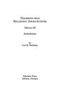 Fragments from Hellenistic Jewish Authors - Holladay, Carl R