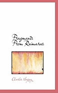 Fragments From Reimarus