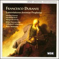 Francesco Durante: Lamentationes Jeremiae Prophetae - Bernhard Husgen; Bernhard Husgen (bass); Collegium Cartusianum; Margarete Joswig (alto); Mechthild Bach (soprano);...
