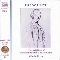 Franz Liszt: Complete Piano Music, Volume 14 - Valerie Tryon (piano)