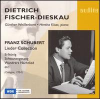 Franz Schubert Lieder Collection - Dietrich Fischer-Dieskau (baritone); Gunther Weissenborn (piano); Hertha Klust (piano)