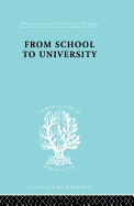 From School to University: A Study with Special Reference to University Entrance