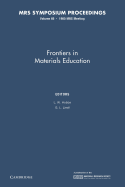 Frontiers in Materials Education: Volume 66