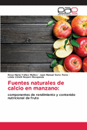 Fuentes naturales de calcio en manzano