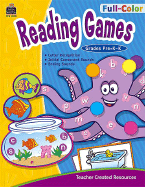 Full-Color Reading Games, Prek-K