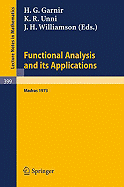 Functional Analysis and Its Applications: International Conference, Madras, 1973