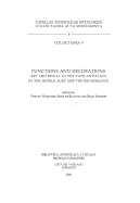 Functions and Decorations: Art and Ritual at the Vatican Palace in the Middle Ages and the Renaissance