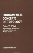 Fundamental Concepts of Topolo - O'Neil, Peter V