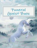 Funeral Guest Book: 100 Pages, Large Print, 900 Signature/Note Spaces