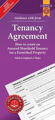 Furnished Tenancy Agreement Form Pack: How to Create a Tenancy Agreement for a Furnished House or Flat in England or Wales - Anthony Gold Solicitors (Revised by)