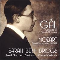 Gl: Concerto for Piano & Orchestra; Mozart: Piano Concerto No. 22 K.482 - Denis Matthews (candenza); Sarah Beth Briggs (piano); Royal Northern Sinfonia