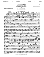 G. F. Handel: Messiah: First Violin (Edited By Watkins Shaw)