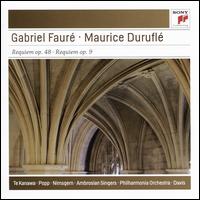 Gabriel Faur: Requiem, Op. 48; Maurice Durful: Requiem, Op. 9 - Kiri Te Kanawa (soprano); Lucia Popp (soprano); Siegmund Nimsgern (baritone); Ambrosian Singers (choir, chorus);...
