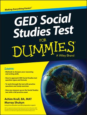 GED Social Studies for Dummies - Krull, Achim K, and Shukyn, Murray