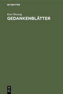 Gedankenbl?tter
