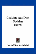 Gedichte Aus Dem Nachlass (1889)