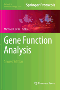 Gene Function Analysis - Ochs, Michael F. (Editor)