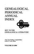 Genealogical Periodical Annual Index