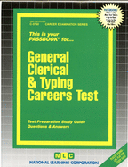 General Clerical & Typing Careers Test: Volume 3720