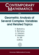 Geometric Analysis of Several Complex Variables and Related Topics