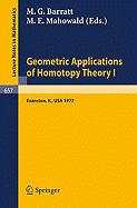 Geometric Applications of Homotopy Theory I: Proceedings, Evanston, March 21 - 26, 1977