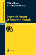 Geometric Aspects of Functional Analysis: Israel Seminar 2001-2002