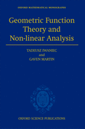 Geometric Function Theory and Non-Linear Analysis