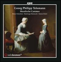 Georg Philipp Telemann: Moralische Cantaten - Benno Schachtner (counter tenor); Hamburger Ratsmusik; Simone Eckert (viola da gamba); Simone Eckert (conductor)