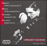 Gerhard Taschner plays Sibelius, Bruch, Schubert & Paganini