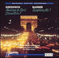Gershwin / Barber: Orchestral Works - Roy Bogas (piano); Ljubljana Symphony Orchestra; Carter Nice (conductor)