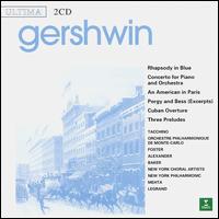 Gershwin: Rhapsody in Blue; Concerto for Piano and Orchestra; An American in Paris; Porgy and Bess (Excerpts); etc. - Francis le Mager (banjo); Gabriel Tacchino (piano); Gregg Baker (baritone); Michel Legrand (piano);...