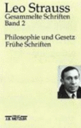 Gesammelte Schriften, 6 Bde., Bd.2, Philosophie Und Gesetz, Fr?he Schriften