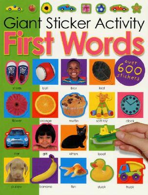 Giant Sticker Activity First Words - Priddy, Roger