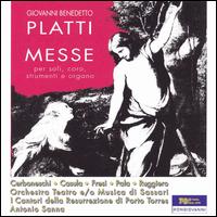 Giovanni Benedetto Platti: Messe - Antonio Pala (bass); Carlo Cozzula (organ); Fabio Fresi (tenor); Paolo Ruggiero (baritone); Piera Casula (contralto);...