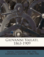 Giovanni Vailati, 1863-1909