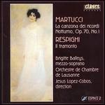 Giuseppe Martucci: La canzona dei ricordi; Notturno Op. 70 No. 1; Ottorino Respighi: Il tramonto - Brigitte Balleys (mezzo-soprano); Jess Lpez-Cobos (conductor)