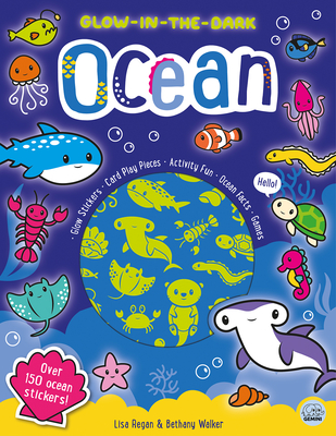 Glow-In-The-Dark Ocean Sticker Activity Book - Regan, Lisa