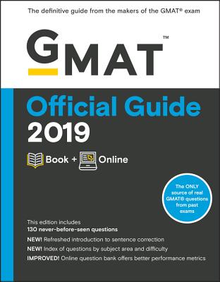 GMAT Official Guide 2019: Book + Online - Gmac (Graduate Management Admission Council)