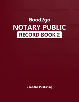 Good2go Notary Record Book - 