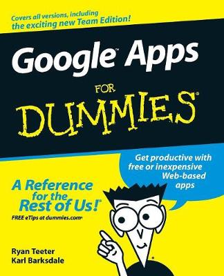 Google Apps for Dummies - Teeter, Ryan, and Barksdale, Karl
