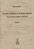 Gotische Schriften in Deutscher Sprache: II. Die Oberdeutschen Handschriften Von 1300 Bis 1350