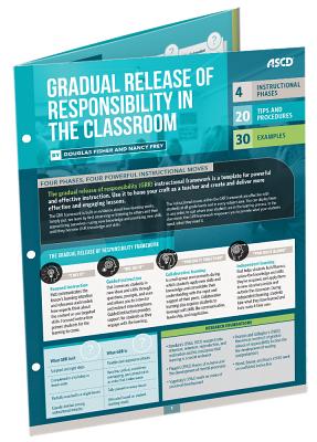 Gradual Release of Responsibility in the Classroom (Quick Reference Guide 25-Pack) - Fisher, Doug, and Frey, Nancy