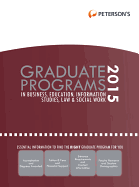 Graduate Programs in Business, Education, Information Studies, Law & Social Work 2015